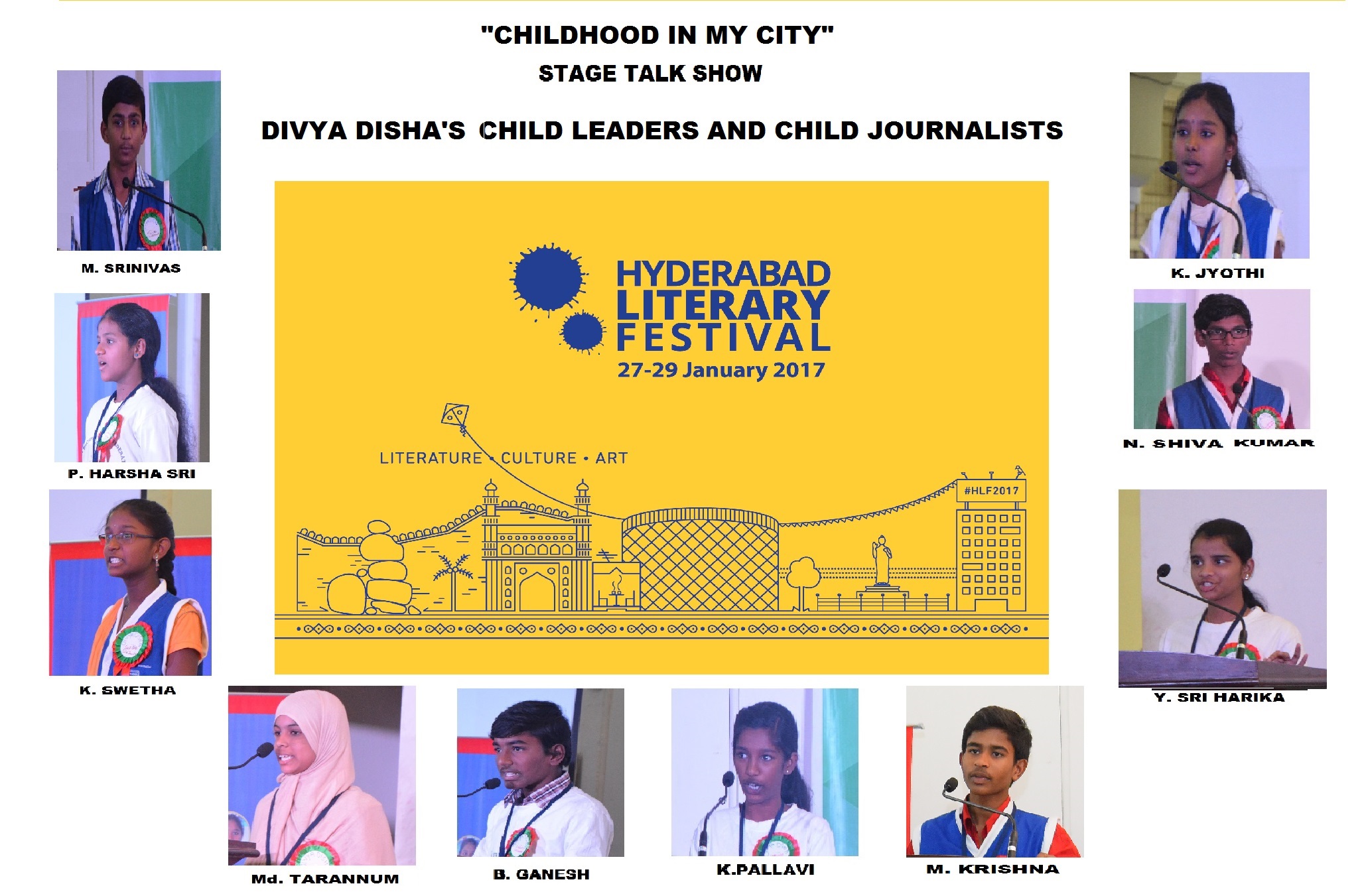 Participation in Hyderabad Literary Festival