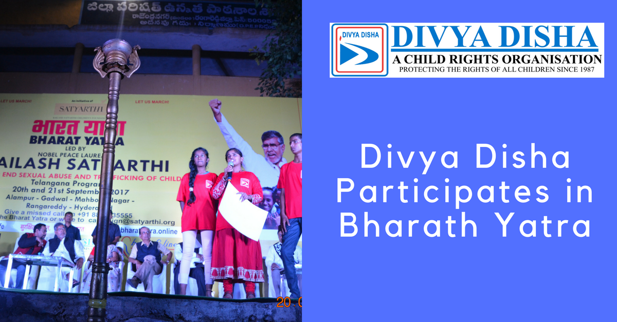 Divya Disha Children Participate In Bharat Yatra
